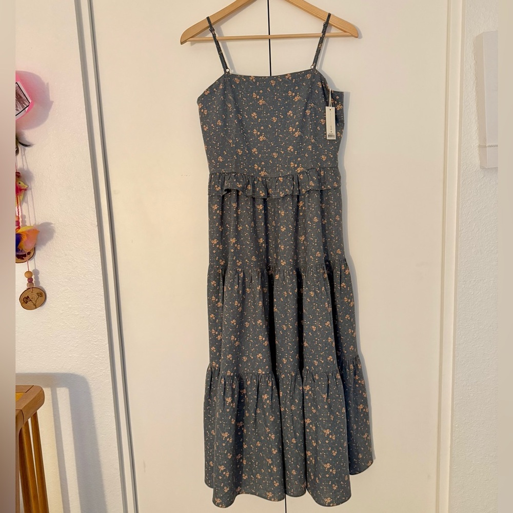 NWT Rylee + Cru Women’s Aubrey Dress / Dark Floral